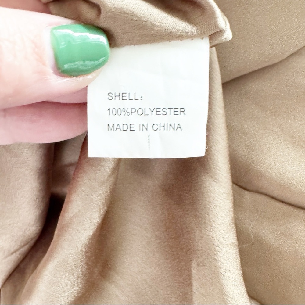 Lioness Taupe Warhol Satin V-Neck Romper - Picture 8 of 10